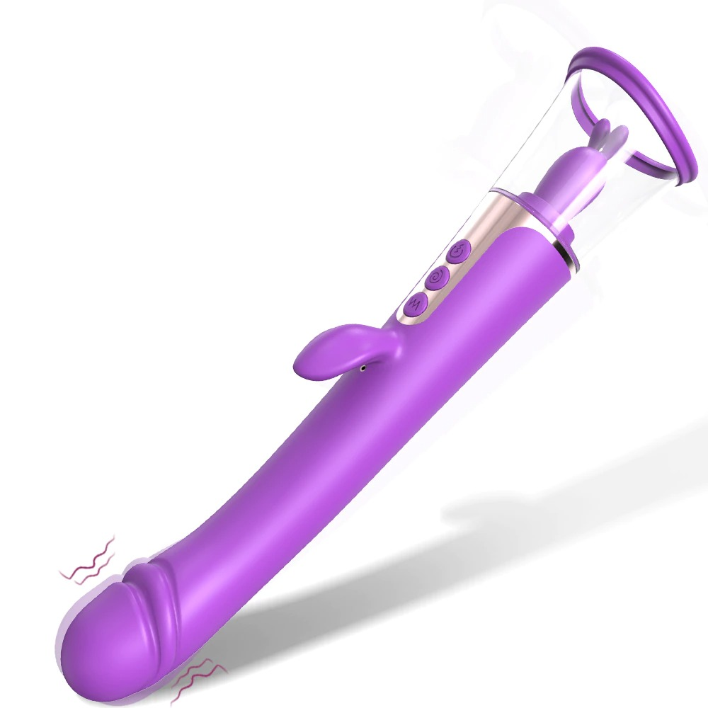Clitoris Sucker Rabbit Vibrator / Tongue Licking G-Spot Massager / Female Sex Stimulation - EVE's SECRETS