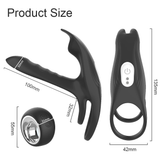 Cock Ring With Control Wireless Remote / Couple Vibrator with Dual Motor / Adult Sexy Toys - EVE's SECRETS