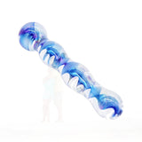 Combined Sex Toy Extender Glass Anal Plug Dildo with 10 Speeds Vibrator / Adults Erotic Toys - EVE's SECRETS