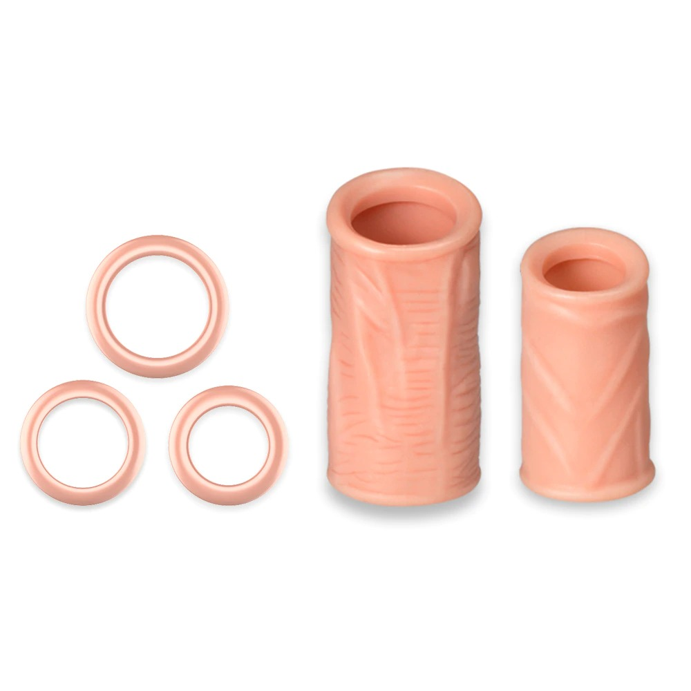 Correction Penis Sleeves and Rings 5Pcs Set / Sex Toys For Men - EVE's SECRETS