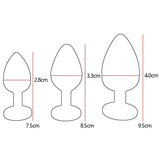 Crystal Butt Plug For Men And Women / Silicone Anal Plugs / Colorful Sex Toy Massager - EVE's SECRETS