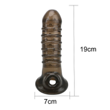 Delayed Ejaculation Reusable Penis Sleeve / Penis Extenders in Two Variants - EVE's SECRETS
