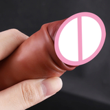 Double-layer Soft Realistic Dildo with Suction Cup / Feeling Real Skin Huge Dildo - EVE's SECRETS