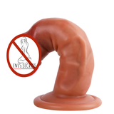 Double-layer Soft Realistic Dildo with Suction Cup / Feeling Real Skin Huge Dildo - EVE's SECRETS