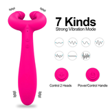 Double Penetration Clitoris Stimulator / Adult Penis Vibrator / Unisex Anal Butt Plug - EVE's SECRETS