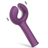 Klitoris-Stimulator mit doppelter Penetration / Penis-Vibrator für Erwachsene / Unisex-Anal-Butt-Plug 