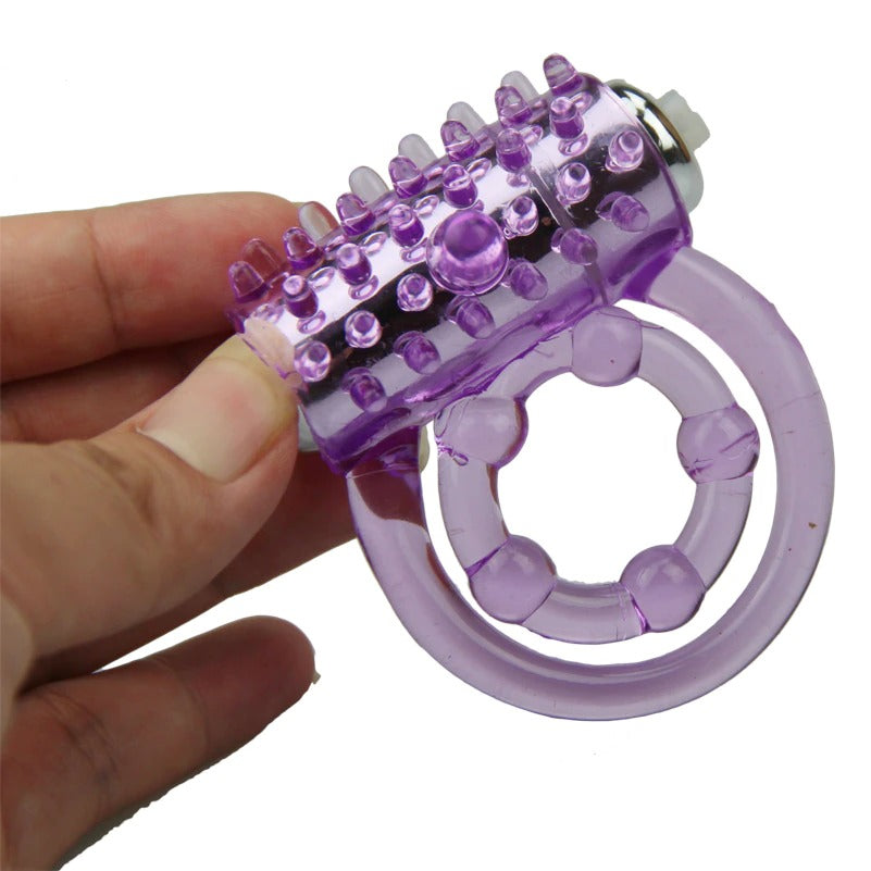 Double Penis Rings Vibrator For Men and Couples / Delay Cock Ring Enhance Lasting / Adult Sex Toys - EVE's SECRETS