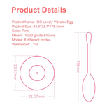 Egg Vibrator with Remote Control / Sex Toys for Women / Clitoris Massager for Adult - EVE's SECRETS