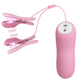 Elektroschock-Vibrations-Nippelklemmen / Brustvibrator-Stimulator / Sexspielzeug für Erwachsene 