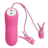 Electric Shock Vibrating Nipple Clamps / Breast Vibrator-Stimulator / Adult Sex Toys - EVE's SECRETS