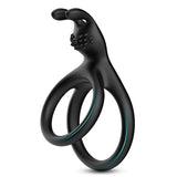 Erotic Adult Sex Toys for Men and Couples / Rabbit Cock Ring / Dual Penis Ring