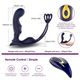 Erotic Anal Plug Vibrator With Remote Control / Male Prostate Massager / Sex Toys For Men - EVE's SECRETS