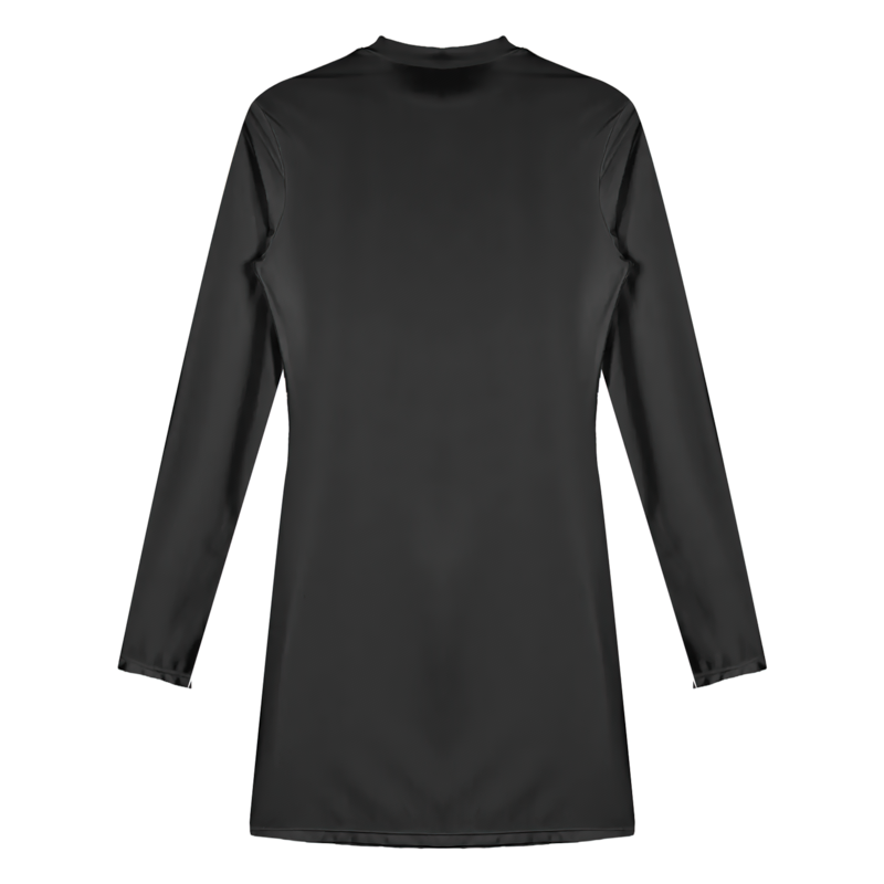 Erotic Female Short Dress With Shining Effect / Sexy Tight-Fitting Women's Long-Sleeve Clothing - EVE's SECRETS