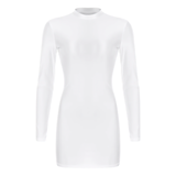 Erotic Female Short Dress With Shining Effect / Sexy Tight-Fitting Women's Long-Sleeve Clothing - EVE's SECRETS