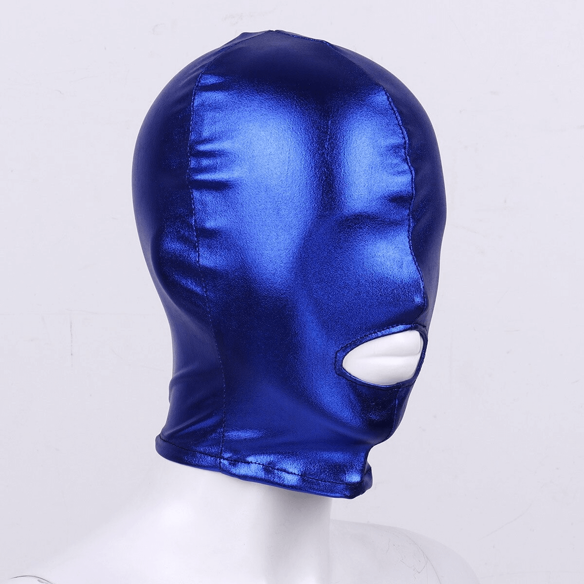 Erotic Latex Mask with Open Mouth Hole / Shiny Wet Look Role Play Costume Headgear - EVE's SECRETS