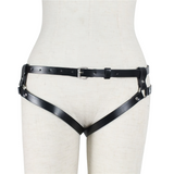 Erotic Leather Leg Harness for Women / Sexy Body Straps Thigh / Female Bdsm Garter Belts - EVE's SECRETS