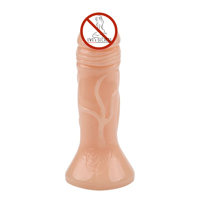 Erotic Small Soft Jelly Dildo / Adult Realistic Butt Plug / Unisex Anal Sex Toy - EVE's SECRETS