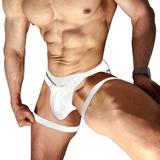 Erotic String With Jockstrap Pouch Penis For Men / Cotton Underwear With Elastic Leg Strap - EVE's SECRETS