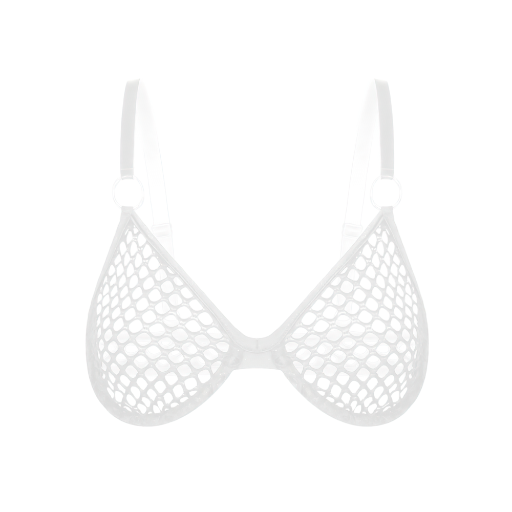 Erotic Women's Mesh Bra / Sexy Transparent Female Underwear For Role-Play Games - EVE's SECRETS