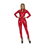 Erotic Women's Wet Look Bodysuit / Sexy Female Role-Playing Games Clothing / Tight-Fitting Overalls - EVE's SECRETS