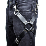 Faux Leather Belt Harness for Men and Women / Fetish Fashion Unisex Accessories