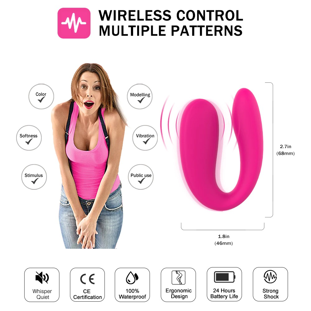 Female G-Spot Dildo Vibrator / Double Vibrator Sex Toy For Women / Waterproof Silicone Stimulator - EVE's SECRETS