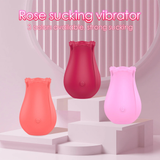 Female Oral Sucking Vibrator in Rose Shape / Licking Clitoral Stimulator / Adult Tongue Masturbator - EVE's SECRETS