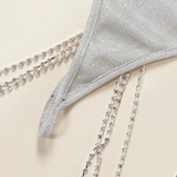 Female Push Up Chain Bra And Panty Lingerie / Women's Sexy Bralette Brief Underwear - EVE's SECRETS