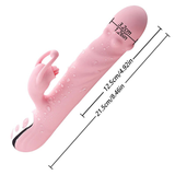 Female Rabbit Vibrator / Adult Vagina Masturbator / Adult Telescopic G-Spot Clitoral Stimulator - EVE's SECRETS