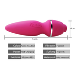Female Sex Toy Clitoris Sucker / Adult Silicone Vibrator Stimulator - EVE's SECRETS