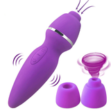 Female Sex Toy Clitoris Sucker / Adult Silicone Vibrator Stimulator