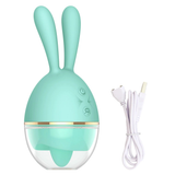 Weibliches Sexvibratorspielzeug zum Lecken / vibrierender Kaninchenzungenstimulator 