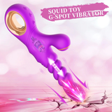 Female Telescopic Silicone Vibrator / Adult G Spot Massager with Heating / Sex Toys for Women - EVE's SECRETS