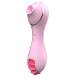 Weiblicher Saug-Leck-Vibrator / Klitoris-Stimulator mit Heizfunktion / Sexspielzeug für Erwachsene 