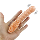Masturbateur de doigt de vibration femelle/stimulation clitoridienne de massage de point G adulte 