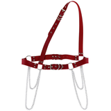 Fetish Fashion Adjustable Tassel Chain Belt Harness / Sexy PU leather Belt for Men and Women - EVE's SECRETS