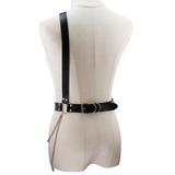 Fetish Fashion Adjustable Tassel Chain Belt Harness / Sexy PU leather Belt for Men and Women - EVE's SECRETS