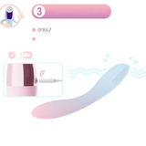 Flexible Women's G-spot Vibrator / Aesthetic Clitoral Massager With Flower / Female Sex Toys - EVE's SECRETS