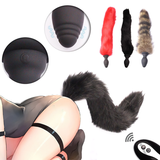 Fox Tail Anal Vibrator For Women / Erotic Female Butt Plug Vibrator / Sex Toys For Ladies - EVE's SECRETS