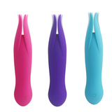 Stimulateur de point G et de clitoris / Vibromasseur féminin Nipple & Labia Clamp / Sex Toys pour femmes 