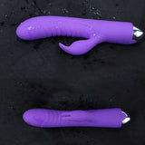 G-Spot Rabbit Powerful Vibrator / Double Penetration Vibrating Dildo Vagina Masturbation - EVE's SECRETS