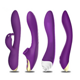 G-Spot Rabbit Vibrator For Women / Clitoris Pussy Sucker Tongue Licking Dildo