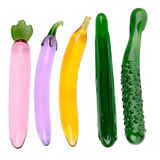 Jouets sexuels de masturbation de fruits et de légumes de prise anale en verre/masseur de prostate de point G de jouets érotiques 