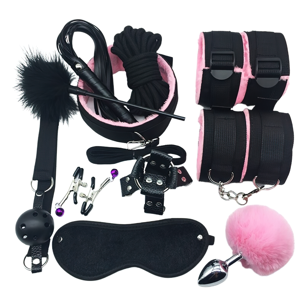 Handcuffs & Bondage Sets for Sex / Erotic Sex Toys for Men and Women / Adult Whip Rope - EVE's SECRETS