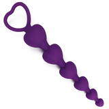 Heart Shaped Silicone Anal Beads / Sexual Butt Plug Balls / Sex Toys For Women - EVE's SECRETS