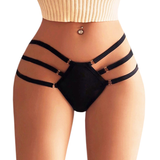 High Waisted Panties with Straps and Rings / Women's Original Lingerie