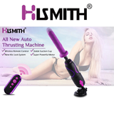 HISMITH Pro Traveler 2.0 Mini Sex Machine / App Remote Control KlicLok Sex Machine Gun with Suction Cup and Silicone Dildo - EVE's SECRETS