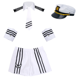 Hot Clubwear Male Costume / Sexy Navy Sailor Cosplay Uniform / Roleplay Exotic Costume - EVE's SECRETS