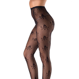 Hot Sexy Stockings with Skull / Womens Hollow Sheer Fishnet Pantyhose - EVE's SECRETS
