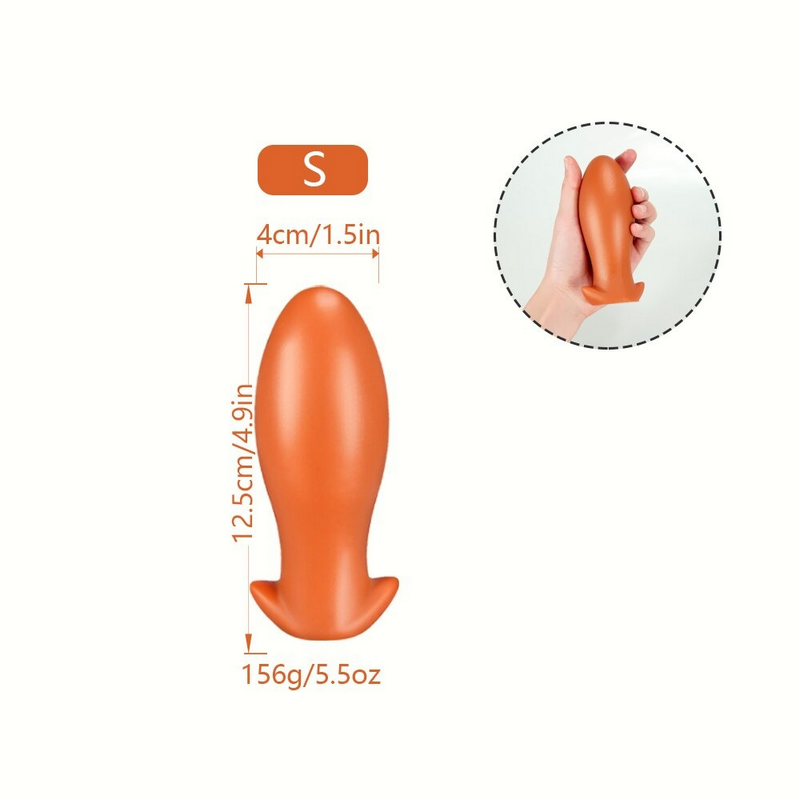 Huge Anal Plug Dildo / Silicone Big Butt Prostate Massage Plug / Anal